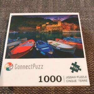 🔵BOGO FREE🔵 New in Shrink Wrap Boats and Buildings 1000 Pc Jigsaw Puzzle
